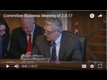 Committee Business Meeting of 2.8.17