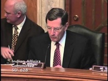 Chairman Barrasso Opening Statement at Oversight Hearing on Tribal Law and Order Act