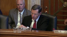 Barrasso Opening Statement at Committee Legislative Hearing