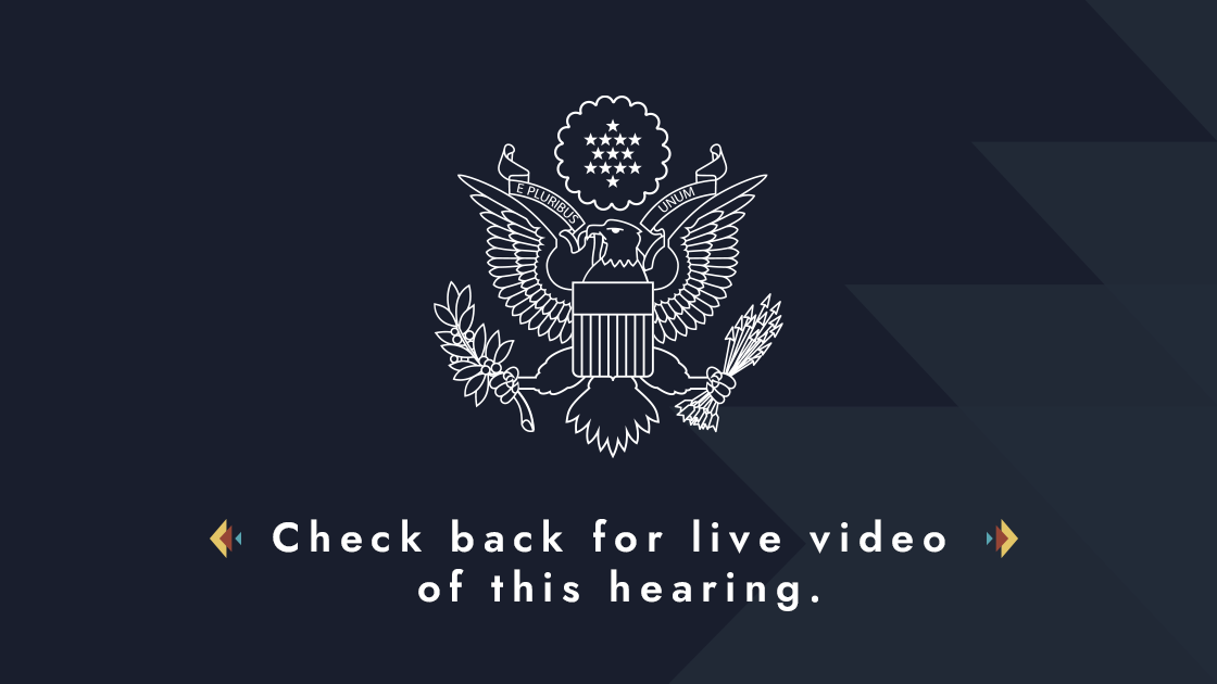 Field Hearing titled, 